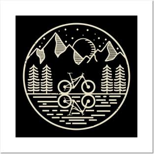 Mountain Bike adventure Posters and Art